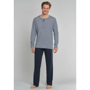 Schiesser – Premium – Pyjama – 159630 – Donkerblauw