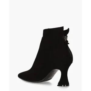 Cypres 9928 Zwart Dames Enkelboots