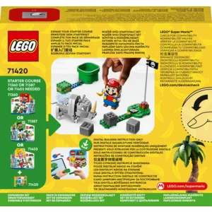 LEGO® 71420 Super Mario™ Uitbreidingsset: Rambi de neushoorn