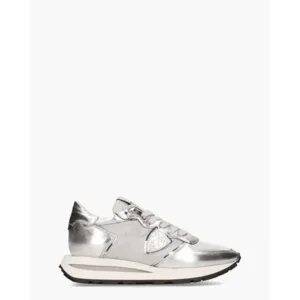 Philippe Model Tropez Haute Zilver Damessneakers