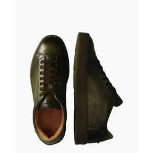 Santoni 21066 Groen Herensneakers