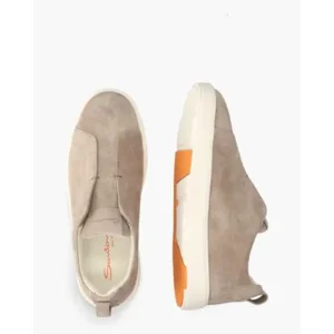 Santoni 21879 Taupe Herensneakers