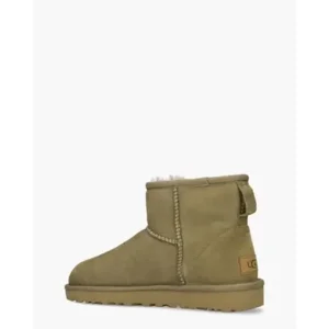 Ugg Classic Mini II Khaki Dames Enkellaarsjes