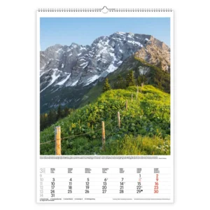 Kalender - 2025 - Alpen - 30x42cm