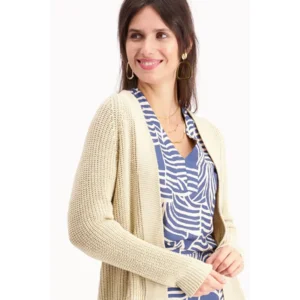 Signe Nature Cardigan: Beige ( Signe.1295 )