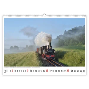 Kalender - 2025 - Fascinerende treinbanen - 42x30cm