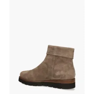 Di Lauro Nanet Taupe Dames Enkelboots