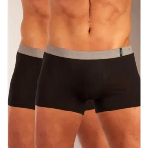 Schiesser 95/5 Shorts 2Pack - 155587 – Black