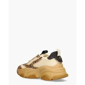 Steve Madden PossessionL-E beige/Panterprint Damessneakers