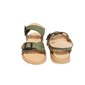 Zecchino d'Oro Sandaal Effen A33-3300 kaki/beige 25