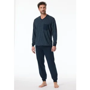 Schiesser – Comfort Nightwear– Pyjama – 181162 – Jeans Blue