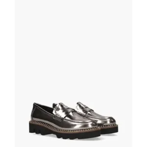 Di Lauro Pearl Zilver Damesloafers