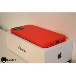 iPhone Hoesje Silicone Case Back Cover Rood iPhone 12 Pro