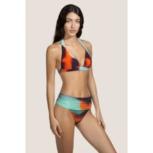 Andres Sarda Rinko voorgevormde triangel bikini in multicolor