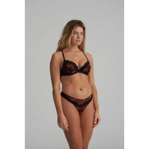 Marie Jo Selyna push-up bh in zwart en rood