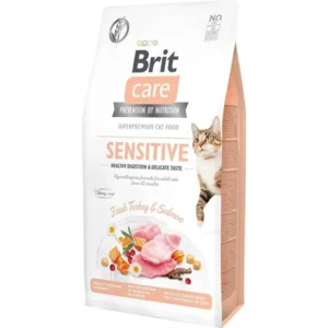 Brit Care Cat Grainfree Adult Sensitive Fresh Turkey & Salmon 7 kg - Kat