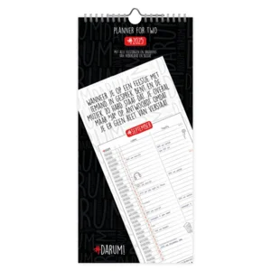 Planner voor 2 - 2025 - Darum - 21x45cm