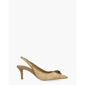 Kurt Geiger Belgravia Sling Back Beige Dames Slingbackpumps