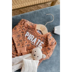 Dirkje Jongens Sweater Pirate Rusty Brown