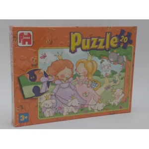 20-delige puzzel Prins en Prinses - Jumbo - Prinsessen laten de honden uit