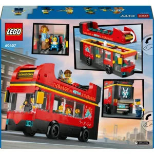 LEGO® 60407 City Toeristische rode dubbeldekker