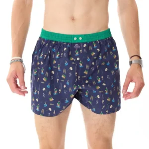 MC Alson Boxershort Heren: Vissen, Los model met ingewerkte slip ( MCA.47 )