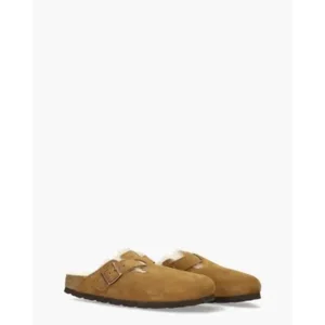 Birkenstock Boston VL/Shearling Mink Damesslippers