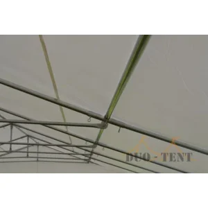 Opslagtent 5x10 Premium PVC Brandvertragend | Wit