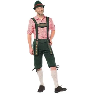 Lederhose - Johann - Groen - Lang - XXL