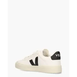 Veja Recife Logo Chromefree Leather Wit/Zwart Damessneakers