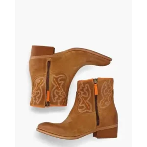 Zoe Italy Cefalu 03 Bruin Dames Enkelboots