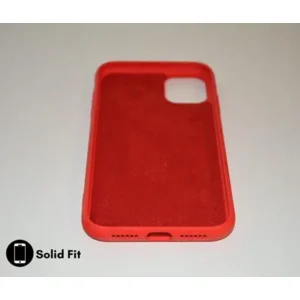 iPhone Hoesje Silicone Case Back Cover Rood iPhone 12 Pro