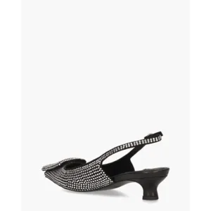 Bibi Lou 692Z00 Zilver/Zwart Slingbackpumps