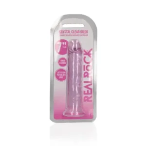 RealRock Crystal Clear Dildo 18 cm Roos