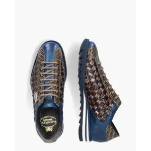 Harris Blauw/Bruin Herensneakers