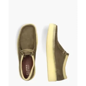 Clarks Wallabee Cup Groen Heren Veterschoenen