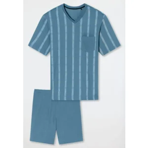 Schiesser - Comfort Nightwear – Pyjama – 181161 – Grey Blue