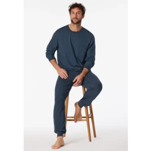 Schiesser – Comfort Essentials – Pyjama – 181156 – Night Blue
