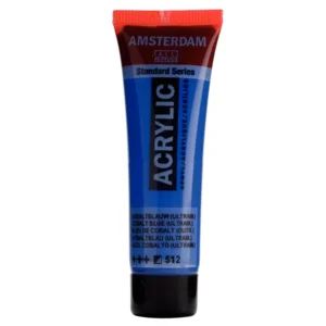 Acrylverf - 512 - Kobalt blauw ultramarijn - Amsterdam - 20ml