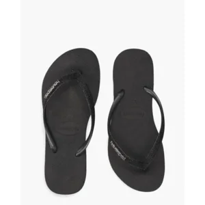 Havaianas Slim Glitter Zwart Damesslippers