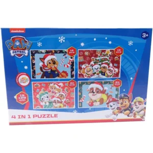 Paw Patrol 4 in 1 puzzel 12 - 16 - 20 en 24 stukjes