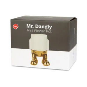 Balvi Mini Bloempot Mr Dangly Goud Keramiek