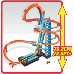 Hot Wheels - Sky Crash tower racebaan - 76cm hoog !