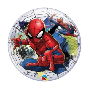 Folieballon - Spiderman - Bubble - 56cm - Zonder vulling