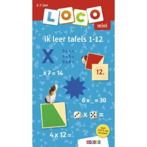 Mini Loco - Boekje - Ik leer tafels - 5-7 jaar