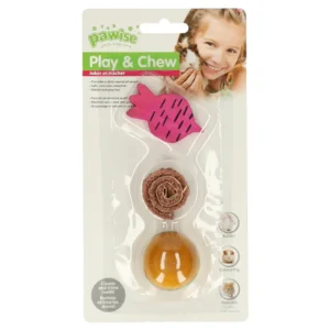 Pawise Wooden Loofah Pretty Toys No2