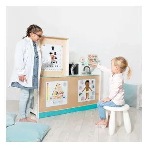 Houten speelgoed dokter station 3-in-1