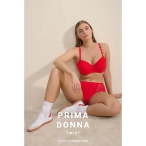 Prima Donna Twist Hotpants slip: East End, True Red, Shorty model ( PDO.323 )