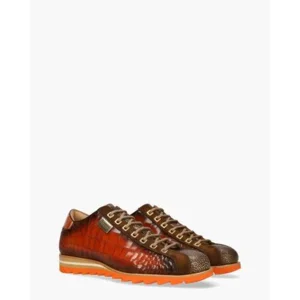 Harris 2892 Bruin/Oranje Herensneakers