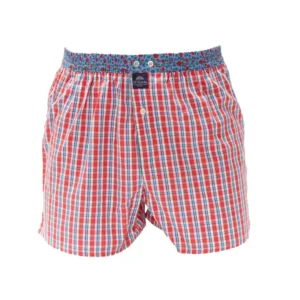 MC Alson Boxershort Heren: Carree met bloemen op band, Los model met ingewerkte slip ( MCA.43 )